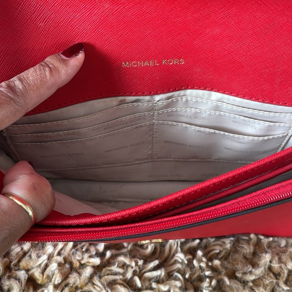 Red Michael Kors Crossbody - Picture 5 of 12